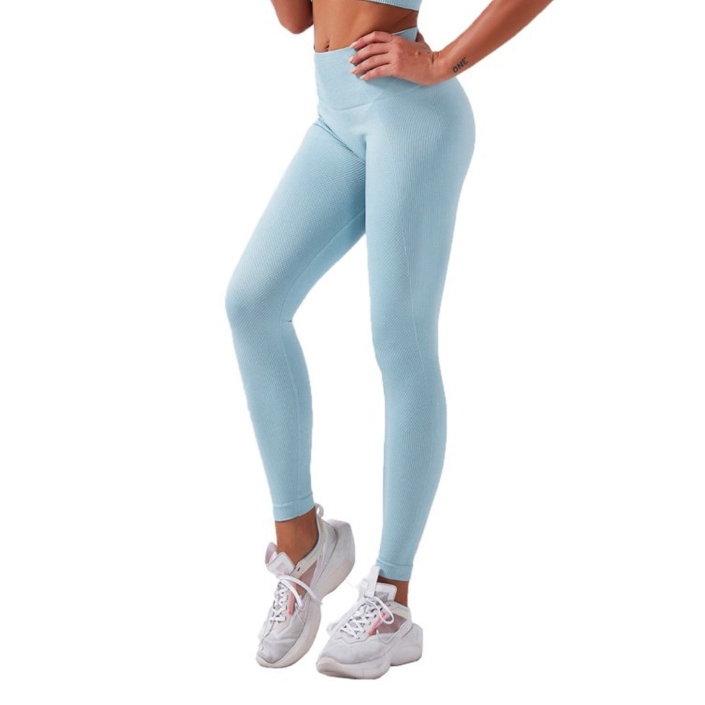 Blue Cotton Candy Activewear Leggings